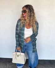 Load image into Gallery viewer, Plaid Cardigan