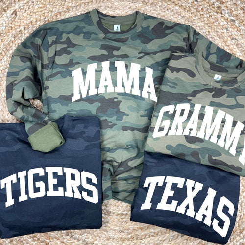 Custom Camo Sweatshirt