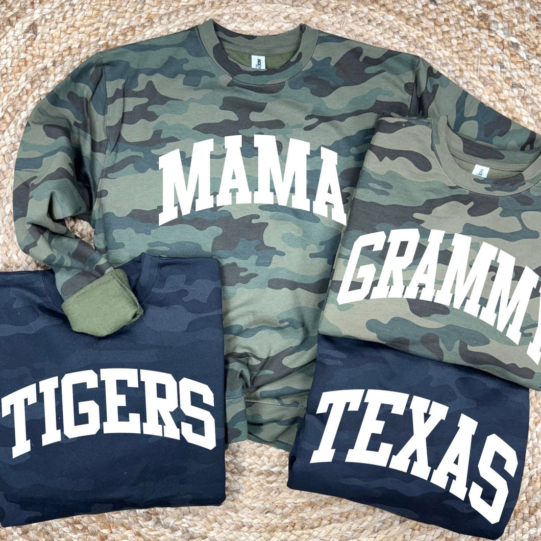 Custom Camo Sweatshirt