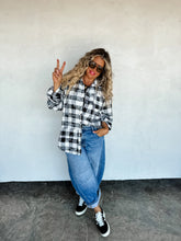 Load image into Gallery viewer, Bleached Plaid Top