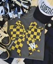 Load image into Gallery viewer, Checkered Bow Custom