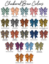 Load image into Gallery viewer, Checkered Bow Custom