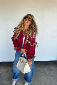 Bow Cardigan