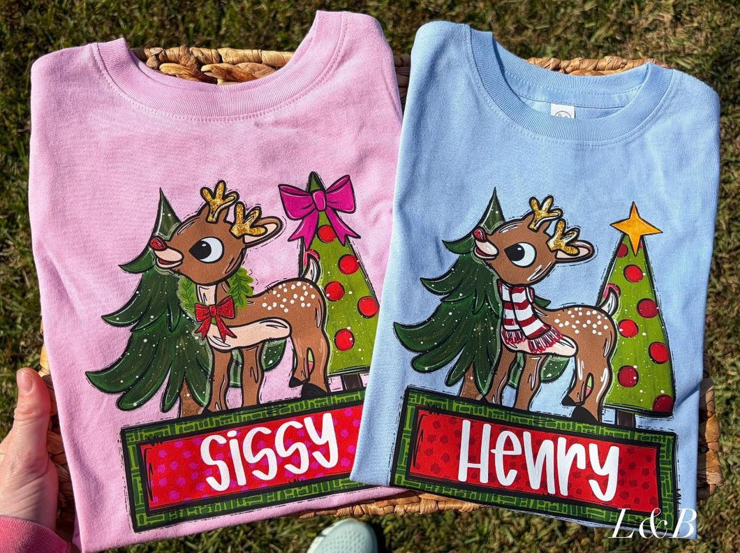 Custom Reindeer Tees