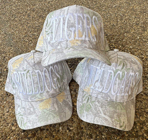 White Camo Hat 🤍