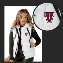 Load image into Gallery viewer, Custom Puffer Vest 🤍